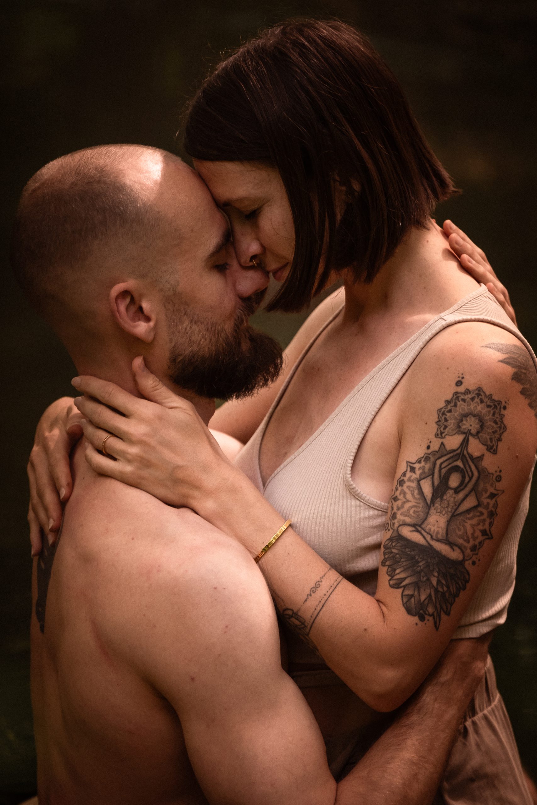 Bastian Schaller mit seiner Frau